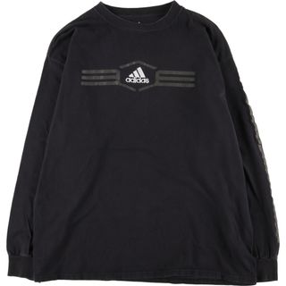 アディダス(adidas)の古着 アディダス adidas ロングTシャツ ロンT メンズL /eaa426740(Tシャツ/カットソー(半袖/袖なし))