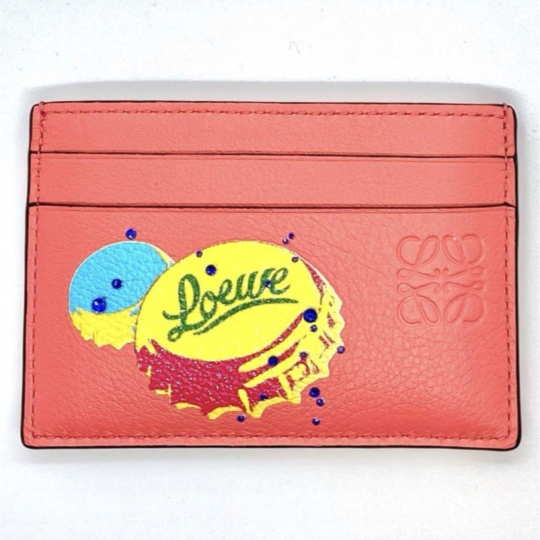 LOEWE(ロエベ)の【新品】ロエベ LOEWE カードホルダー 名刺入れ カードケース  ピンク レディースのファッション小物(パスケース/IDカードホルダー)の商品写真