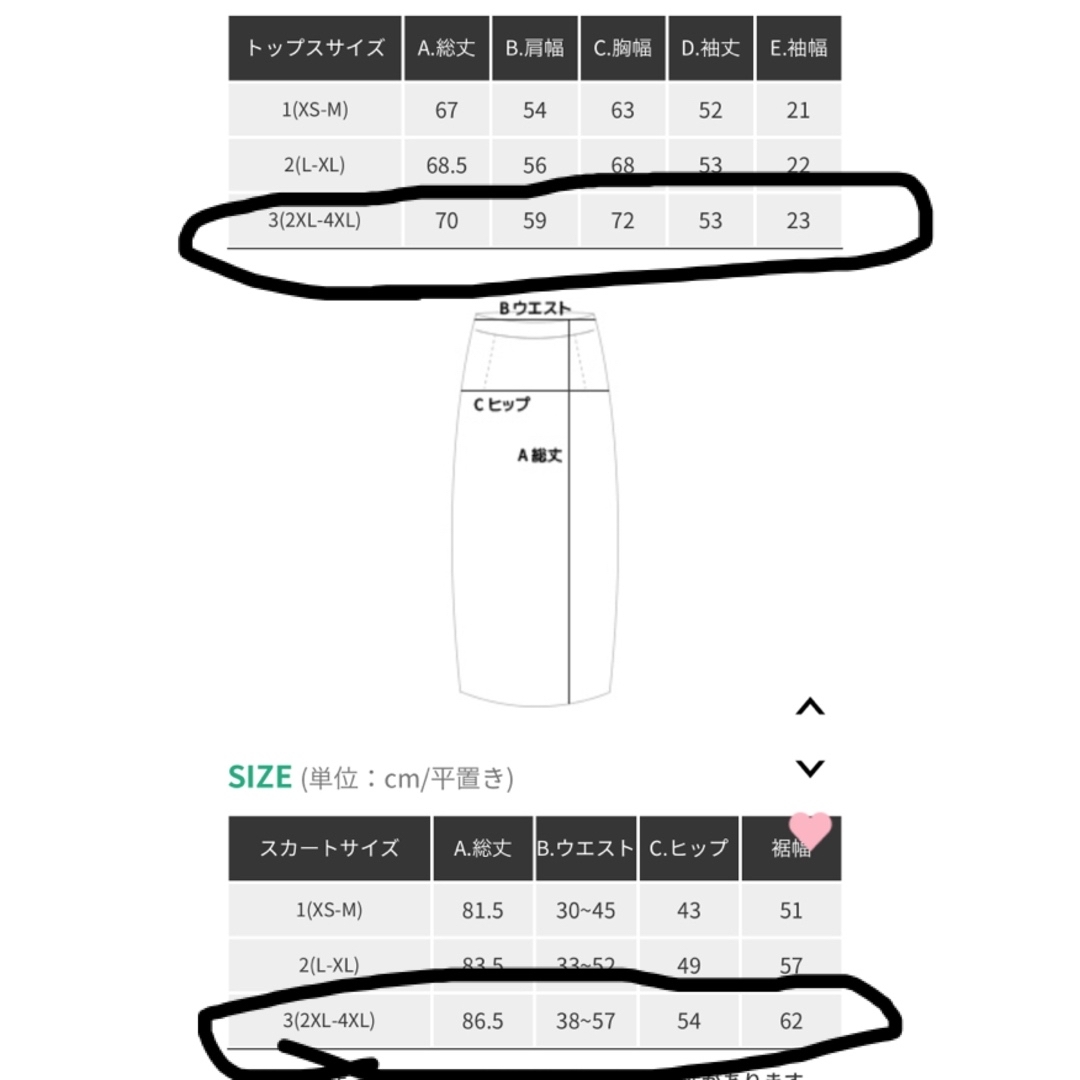 ベーシックルーズスウェット＆スカートSET 新品未使用 レディースのトップス(トレーナー/スウェット)の商品写真