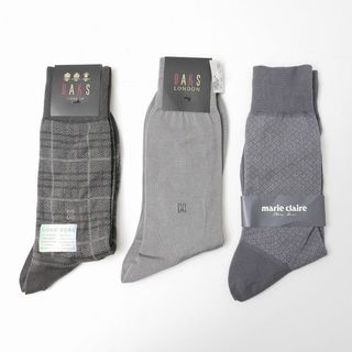 ダックス(DAKS)の新品未使用【3足セット】DAKS ダックス ソックス 靴下 25-26cm(ソックス)