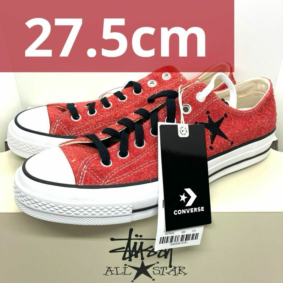 STUSSY - Stussy × Converse CT70 Red コンバース 27.5cmの通販 by