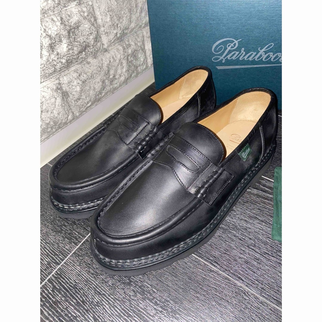 Paraboot(パラブーツ)のPARABOOT パラブーツ REIMS MARCHE ローファー  ブラック メンズの靴/シューズ(ドレス/ビジネス)の商品写真