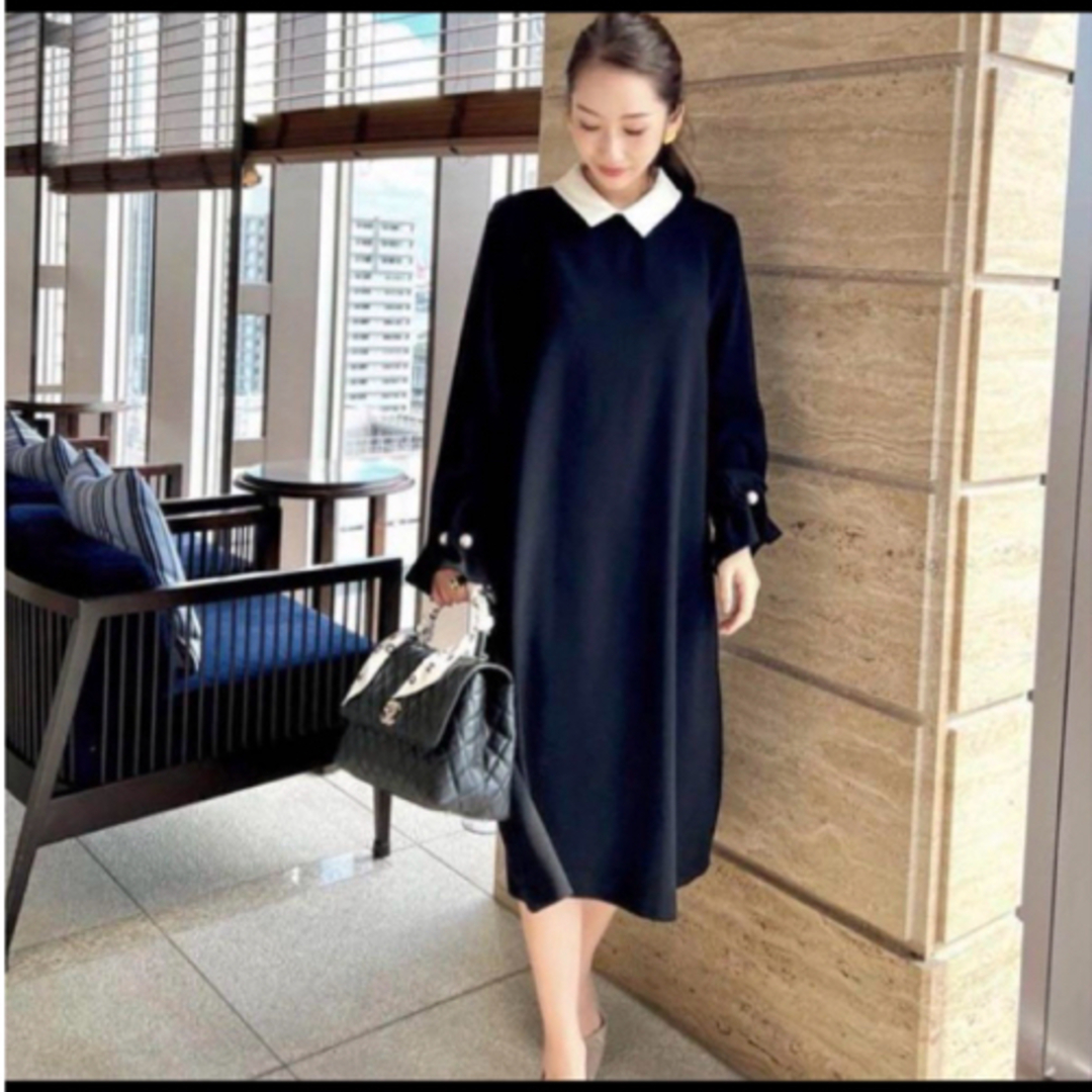 美品】Chloe カラーステッチ バルーンスリーブ セーター 美品】Chloe カラーステッチ バルーンスリーブ セーター