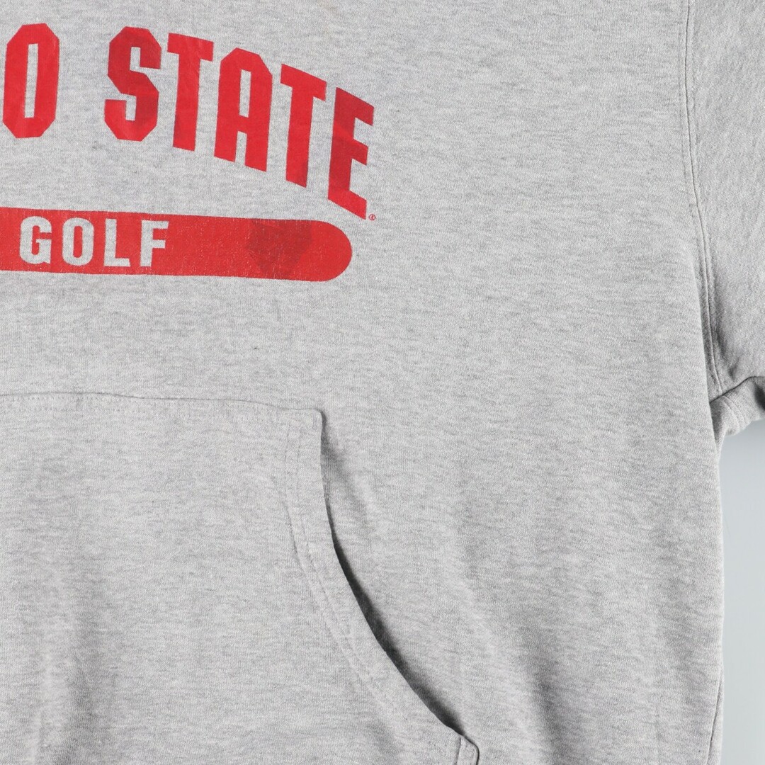 NIKE(ナイキ)の古着 90年代 ナイキ NIKE TEAM OHIO STATE オハイオ州立大学 首ロゴ カレッジ スウェットプルオーバーパーカー メンズXL ヴィンテージ /evb004845 メンズのトップス(スウェット)の商品写真