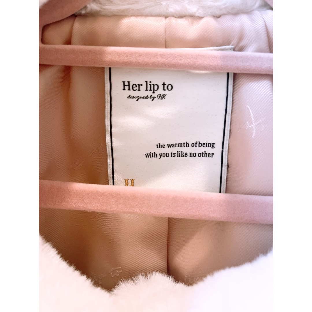 Herlipto Winter Love Faux Fur Coat ホワイト Herlipto Winter Love Faux Fur Coat ホワイト
