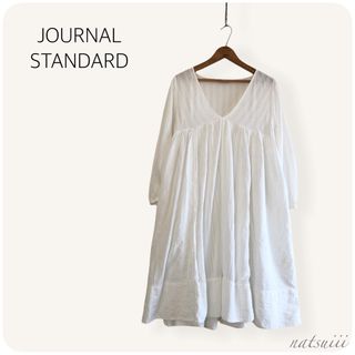 JOURNAL STANDARD - ジャーナルスタンダード . コットン リネン ドビー ボリューム ワンピース