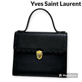 イヴサンローラン(Yves Saint Laurent)のイヴサンローラン ダイヤ ハンドバッグ 2way シボ革(ハンドバッグ)