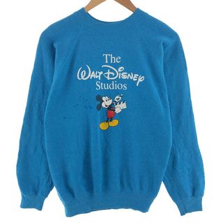 ヘインズ(Hanes)の古着 80年代 ヘインズ Hanes MICKEY MOUSE ミッキーマウス キャラクタースウェットシャツ トレーナー USA製 メンズM ヴィンテージ /eaa382949(スウェット)