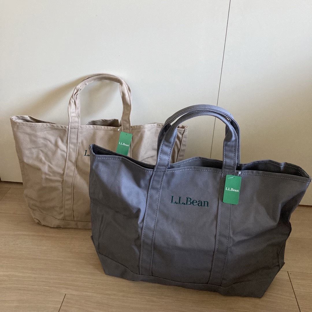 L.L.Bean(エルエルビーン)の【新品・タグ付き】L.L.Bean  グローサリートート　ベージュ　プラチナム レディースのバッグ(トートバッグ)の商品写真