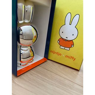 ミッフィー(miffy)のミッフィー シルバー 貯金箱(置物)