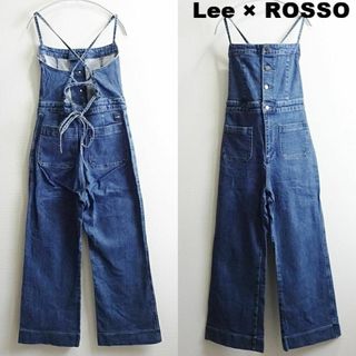 リー(Lee)のLee×ROSSO　フレアデニムサロペット　【S】　ストレッチ　オーバーオール(サロペット/オーバーオール)