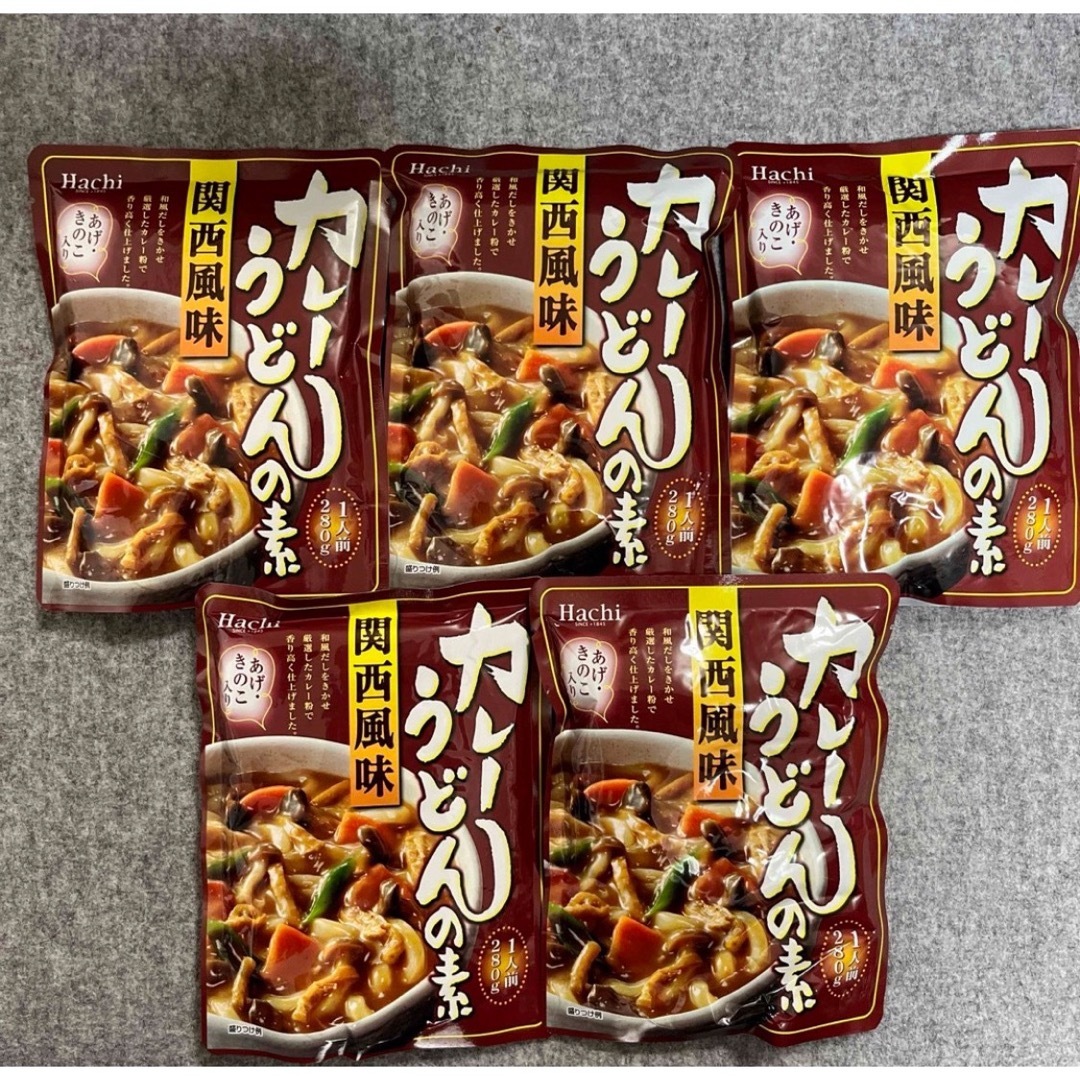 ハチ食品(ハチショクヒン)のハチ食品 関西風味 カレーうどんの素 280g×5袋セット 食品/飲料/酒の食品(調味料)の商品写真