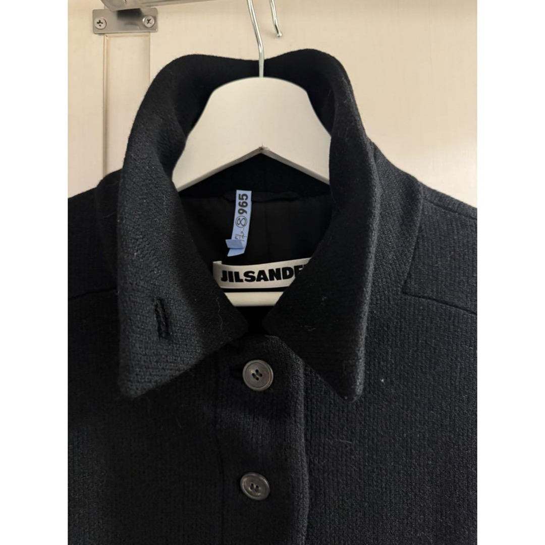 Jil Sander(ジルサンダー)のJIL SANDER ジャージウールロングステンカラーコート レディースのジャケット/アウター(ロングコート)の商品写真