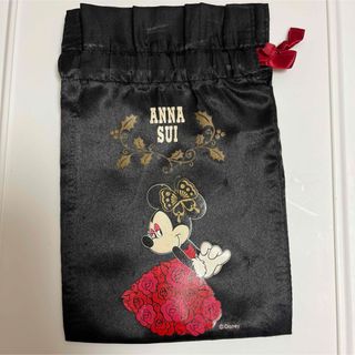 ANNA SUI - ANNA SUI アナスイ ミニーマウス 巾着 ミニー 黒　ディズニー