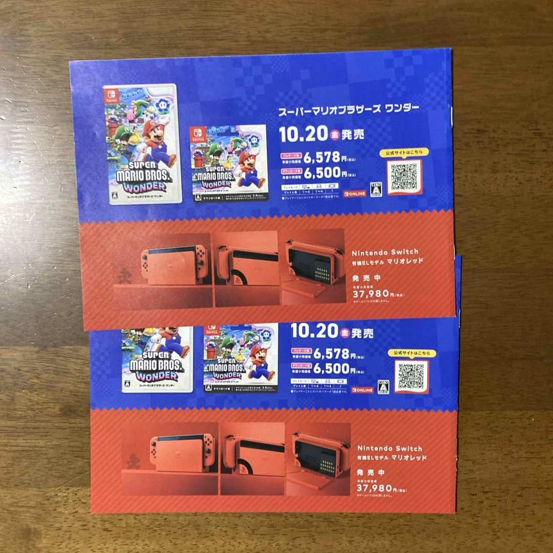 Nintendo Switch(ニンテンドースイッチ)の新垣結衣 NINTENDO SWITCH 広告冊子 ２冊 未使用 エンタメ/ホビーのタレントグッズ(女性タレント)の商品写真