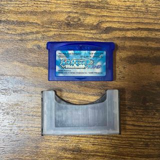 ニンテンドウ(任天堂)のゲームボーイアドバンス　ポケットモンスターサファイア(携帯用ゲームソフト)