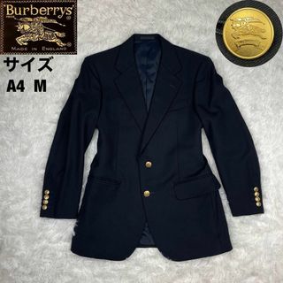 BURBERRY - 極美品✨バーバリーズ✨M✨タスマニア✨紺ブレ金ボタン✨シングル✨シャドーホース