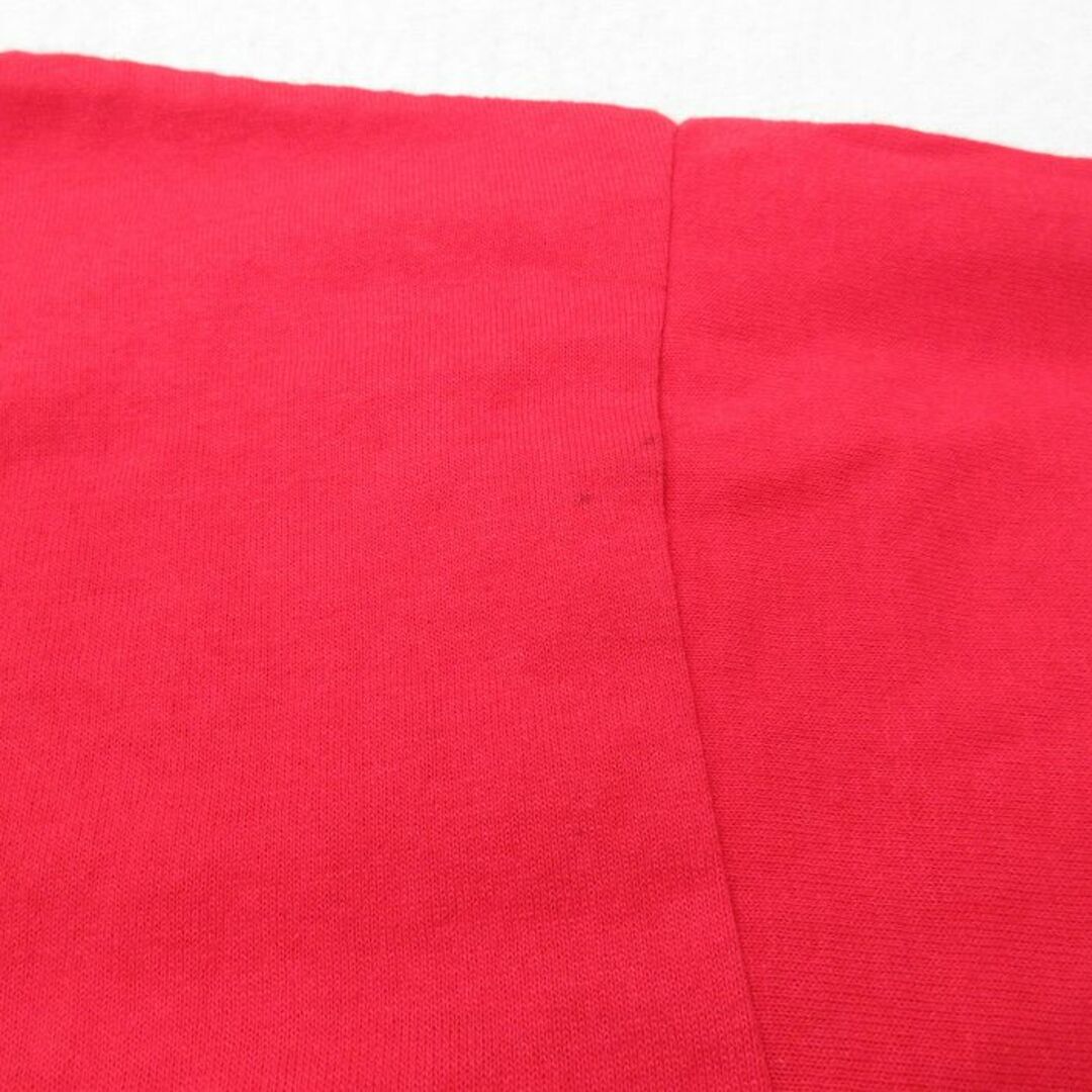 XL★古着 半袖 ビンテージ Tシャツ メンズ 00年代 00s FRANKLIN SQUARE RAIDERS サッカー オリンピック Vネック USA製 赤 レッド リンガー 23aug21 中古 メンズのトップス(Tシャツ/カットソー(半袖/袖なし))の商品写真