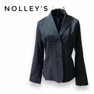 NOLLEY'S - ノーリーズ　フィット　テーラードジャケット　ブラック　レディース　オフィスコーデ