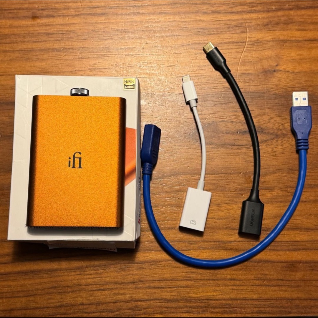 ifi audio hip-dac 2 ポータブルアンプ hipdac2 スマホ/家電/カメラのオーディオ機器(アンプ)の商品写真