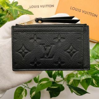 ルイヴィトン(LOUIS VUITTON)のルイヴィトン　コインカードケース　ポルトカルトジップ　アンプラント　ノワール(コインケース)