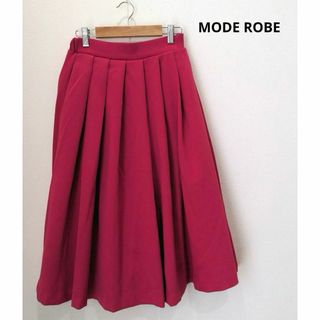 モードローブ(MODE ROBE)のモードローブ MODE ROBE カラーフレア タック スカート ピンク(その他)