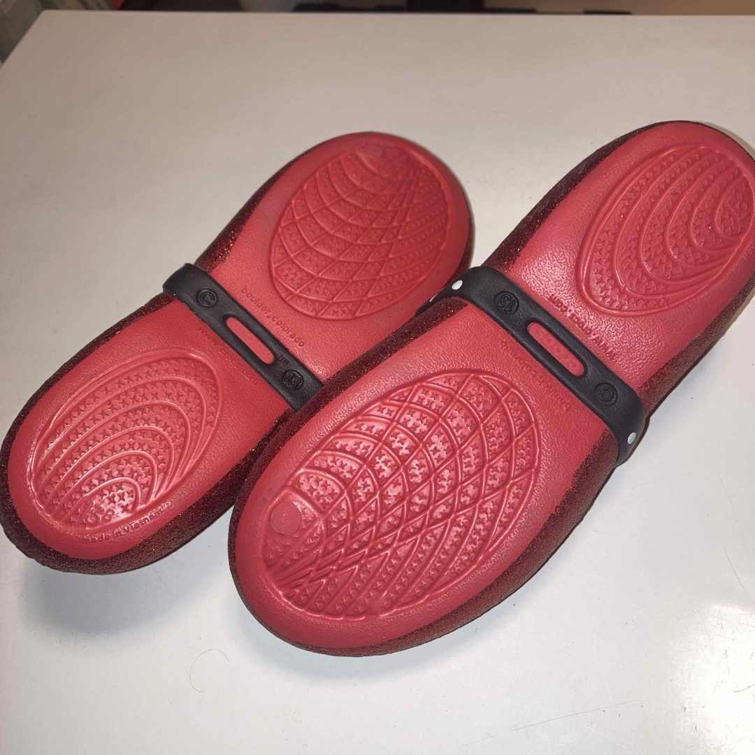 crocs(クロックス)の[クロックス] サンダル クロックス ラブ ディズニー ミニー バンド 19cm キッズ/ベビー/マタニティのキッズ靴/シューズ(15cm~)(サンダル)の商品写真