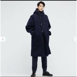 UNIQLO +j ウールブレンド　ダッフルコート　ユニクロ　ジルサンダー(ダッフルコート)