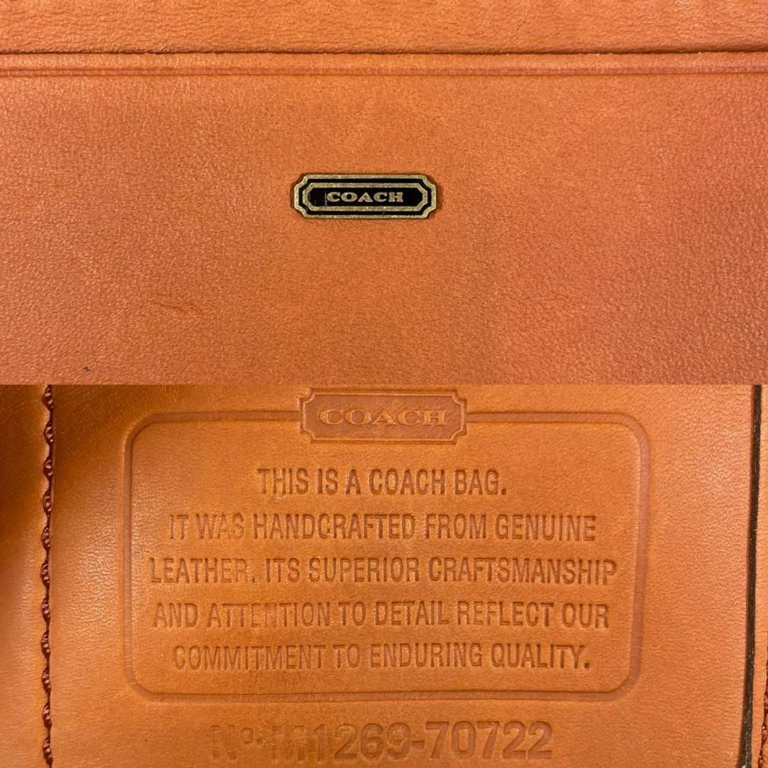 COACH(コーチ)の☆希少美品☆ オールドコーチ ボディバッグ ターンロック ブラウン オールレザー メンズのバッグ(ボディーバッグ)の商品写真