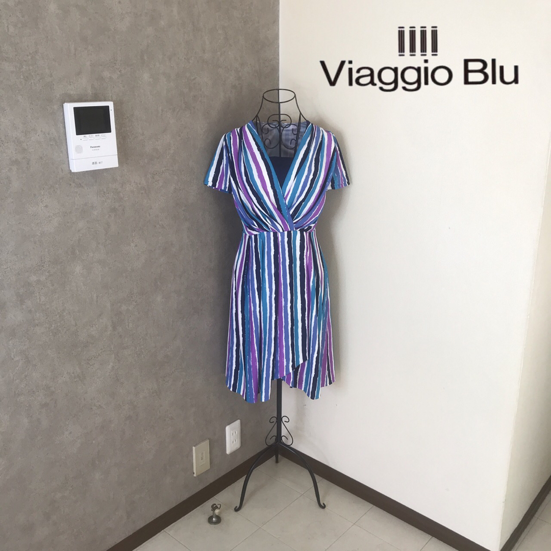 VIAGGIO BLU(ビアッジョブルー)のビアッジョブルー♡1度着用　ワンピース  レディースのワンピース(ひざ丈ワンピース)の商品写真