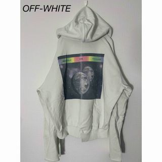 オフホワイト(OFF-WHITE)のOFF-WHITE  NEW SPACE バックプリント パーカー(パーカー)