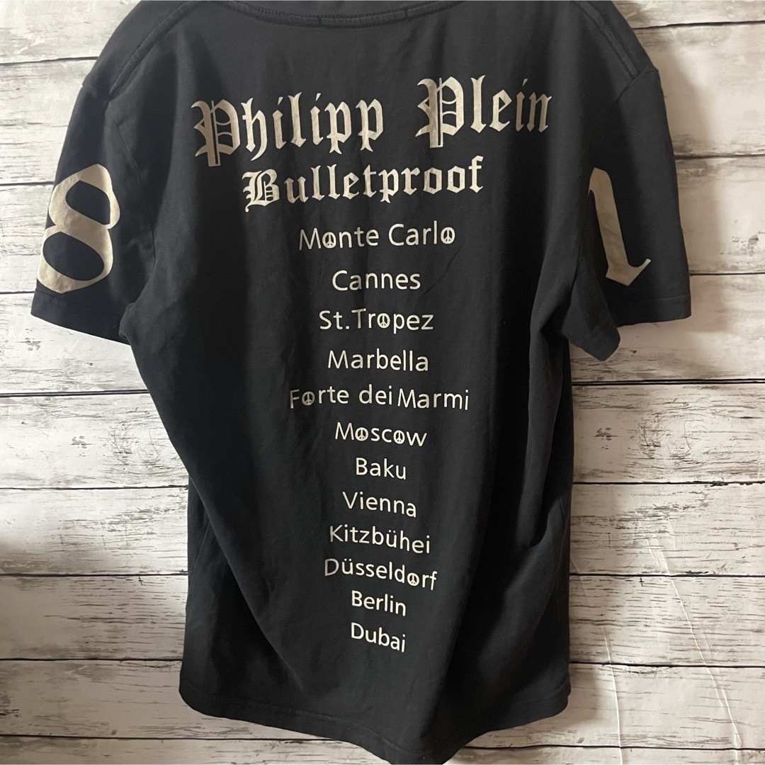 【レアカラフル】PHILIPP PLEIN スカルTシャツ　Lsize 1978 レディースのトップス(Tシャツ(半袖/袖なし))の商品写真