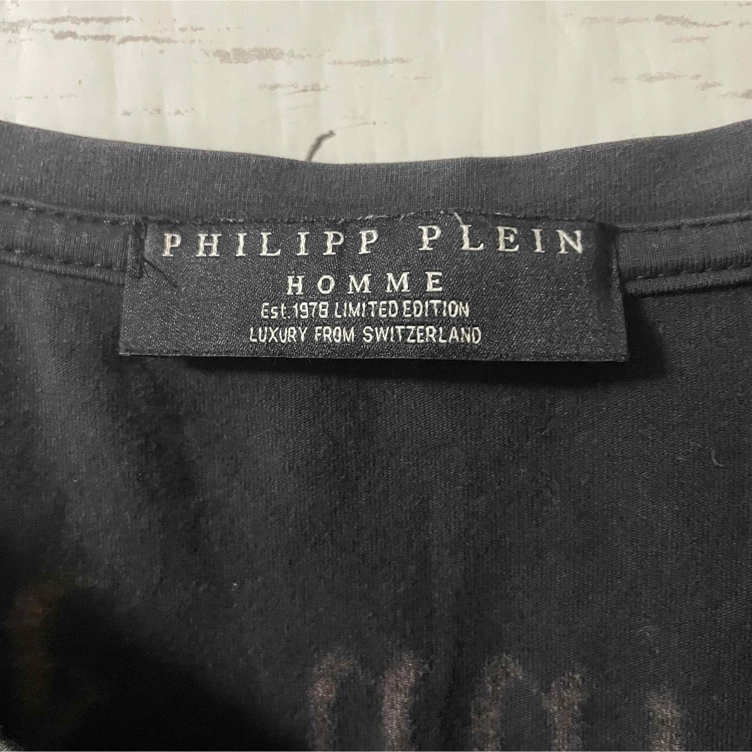 【レアカラフル】PHILIPP PLEIN スカルTシャツ　Lsize 1978 レディースのトップス(Tシャツ(半袖/袖なし))の商品写真