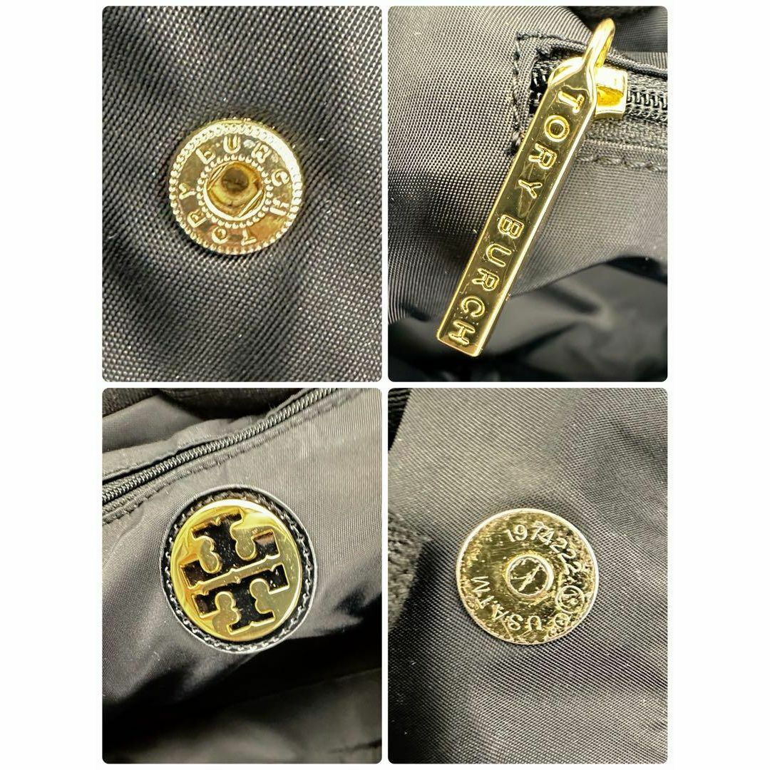 Tory Burch(トリーバーチ)のトリーバーチ ナイロンレザー ビジネスバッグ ブラック トートバッグ A4 PC レディースのバッグ(トートバッグ)の商品写真