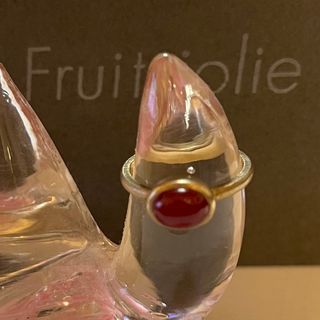 Fruitsjolieリング 13号 アップルレッドカルセドニー(リング(指輪))