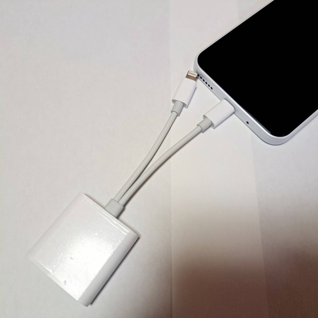 iPhone Type-cデバイス microSDメモリーカードリーダー スマホ/家電/カメラのスマホアクセサリー(その他)の商品写真