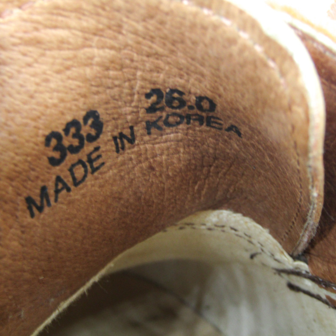ワークブーツ ワークブーツ ワークシューズ 靴 シューズ レディース 26サイズ ブラウン Work Boot レディースの靴/シューズ(ブーツ)の商品写真