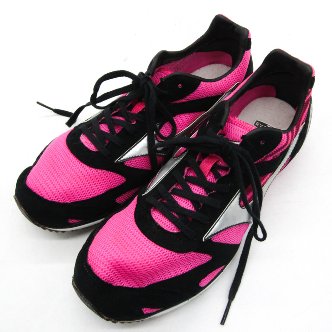 MIZUNO(ミズノ)のミズノ スニーカー ローカット 美品 靴 シューズ メンズ 27.5サイズ ピンク Mizuno メンズの靴/シューズ(スニーカー)の商品写真