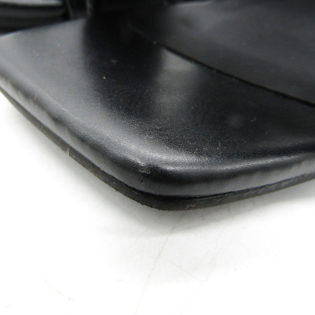 COMME CA ISM(コムサイズム)のコムサイズム サンダル ストラップ ブランド 靴 シューズ 黒 レディース 24.5サイズ ブラック COMME CA ISM レディースの靴/シューズ(サンダル)の商品写真