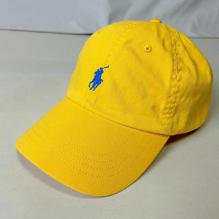 ポロラルフローレン(POLO RALPH LAUREN)のポロ ラルフローレン ロゴ 刺繍 クラシック スポーツ キャップ 帽子 イエロー(キャップ)