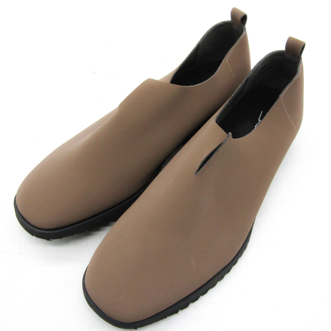 ニューモ スリッポン 未使用 ブランド 靴 シューズ レディース 24.5サイズ ブラウン newmo レディースの靴/シューズ(スリッポン/モカシン)の商品写真