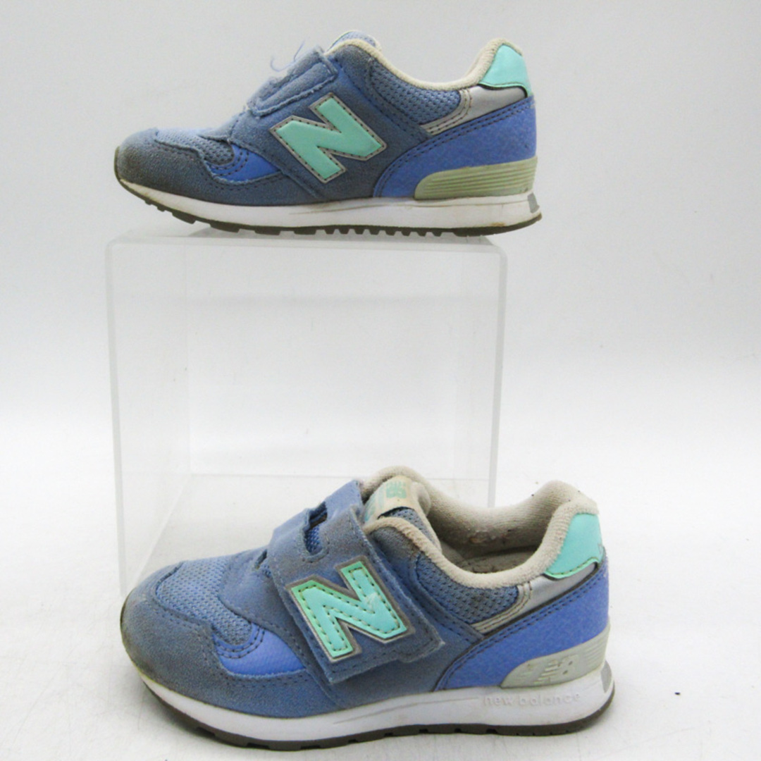 New Balance(ニューバランス)のニューバランス スニーカー ローカット IQ313LC 靴 シューズ キッズ女の子用 キッズ 男の子用 15サイズ ブルー NEW BALANCE キッズ/ベビー/マタニティのキッズ靴/シューズ(15cm~)(スニーカー)の商品写真