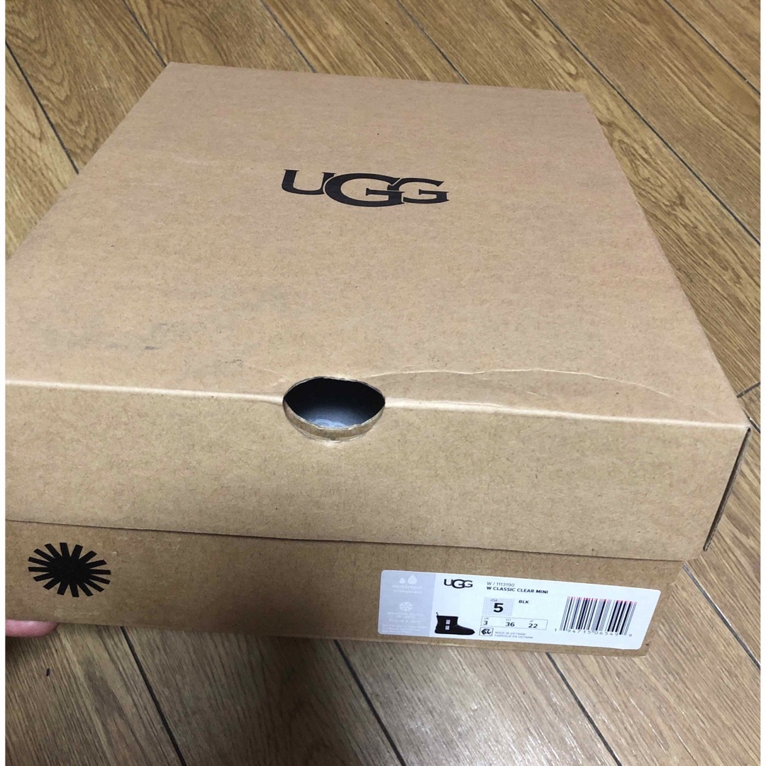 UGG(アグ)のUGG アグ クラシック クリア ミニ ブラック 22cm レディースの靴/シューズ(ブーツ)の商品写真