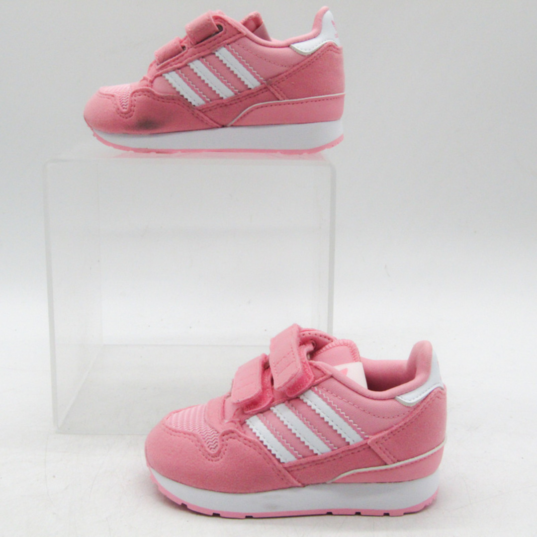 adidas(アディダス)のアディダス スニーカー ローカット ZX 500 FW4040 靴 シューズ ベビー 女の子用 12サイズ ピンク adidas キッズ/ベビー/マタニティのキッズ靴/シューズ(15cm~)(スニーカー)の商品写真