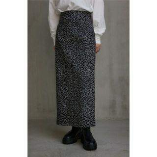 AZUL by moussy - 【AZULBYMOUSSY】レオパードジャガードタイトスカート