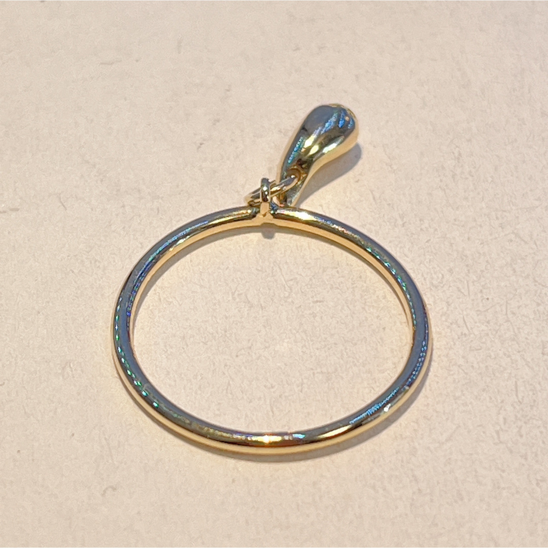 Tiffany & Co.(ティファニー)の608 ティファニー　ティアドロップ　リング　K18 750 8号 レディースのアクセサリー(リング(指輪))の商品写真