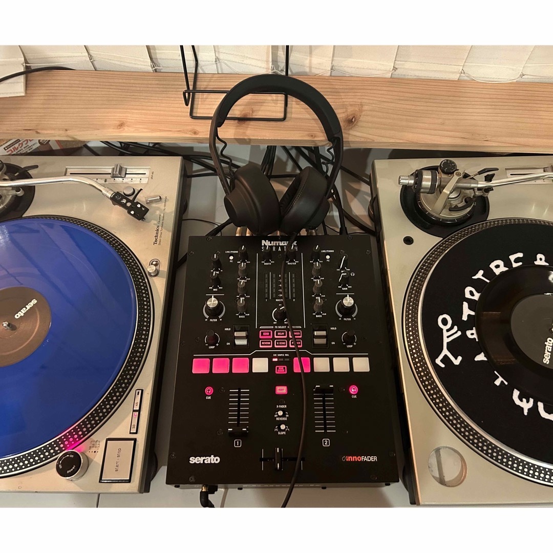 Technics(テクニクス)の初心者DJ５点セット！Technics タンテ　NUMARK AIAIAI付き 楽器のDJ機器(その他)の商品写真