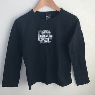 コムサイズム(COMME CA ISM)のコムサイズム　長袖Tシャツ　130cm  黒色(Tシャツ/カットソー)