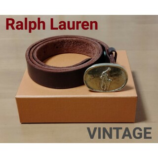 Ralph Lauren - 【№548】Ralph Lauren バックル ベルト ヴィンテージ