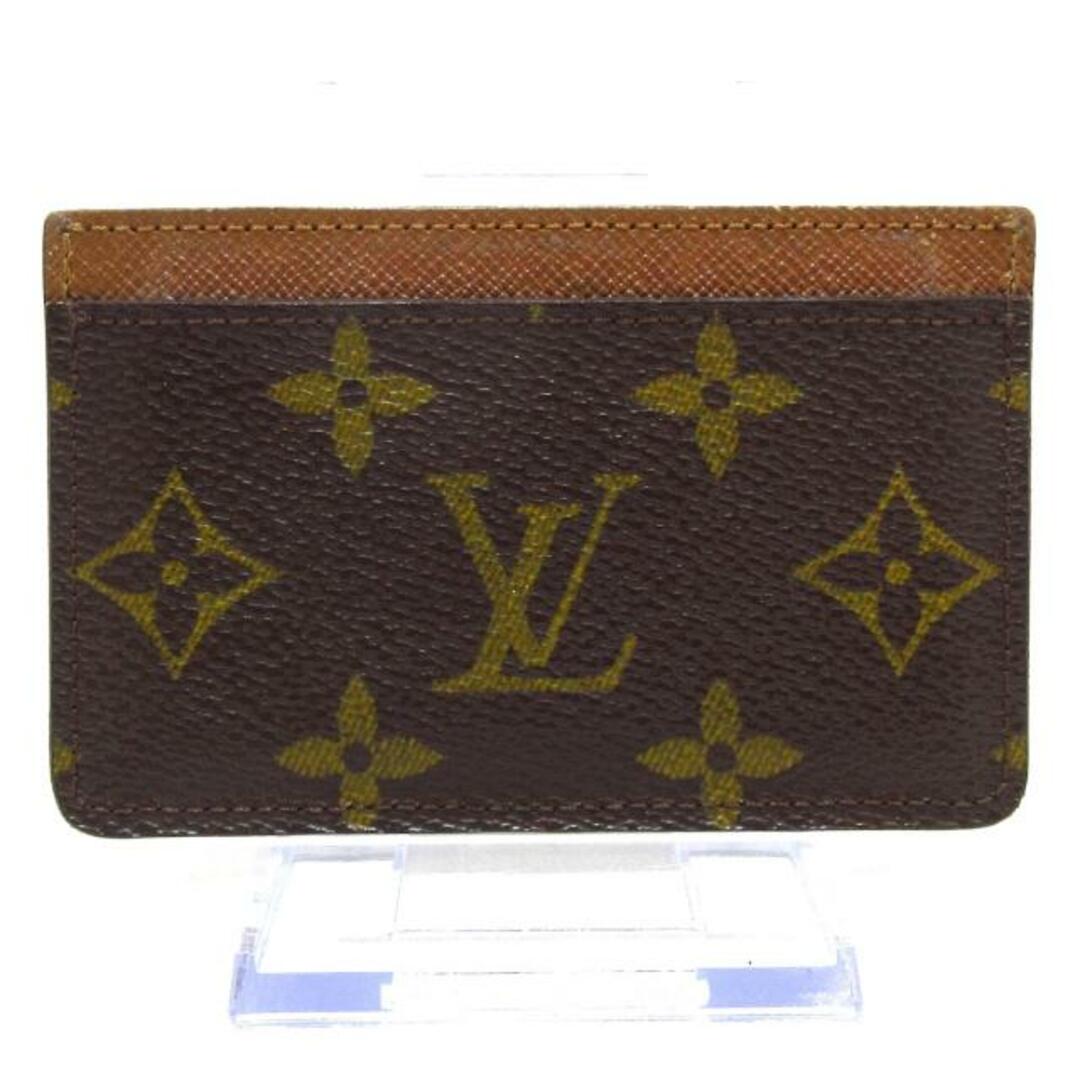 LOUIS VUITTON(ルイヴィトン)のルイヴィトン カードケース モノグラム レディースのファッション小物(名刺入れ/定期入れ)の商品写真